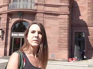 GERMAN SCOUT - PUBLIC RECTAL ORGY FOR CASH WITH LIL' NYMPH MINA